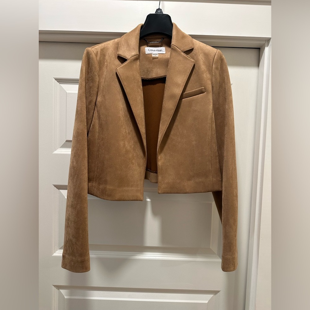 Calvin Klein ultra suede jacket